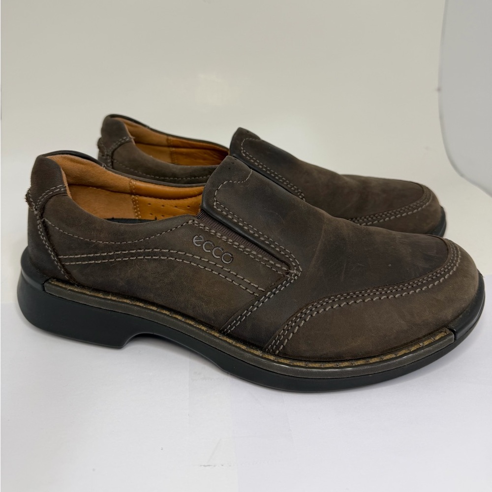 Ecco Fusion Slip On Leather Loafers 40